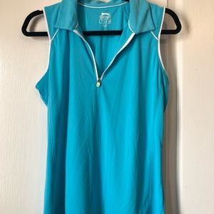 Slazenger Blue sleeveless golf polo - Size M